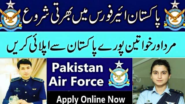 Join Pakistan Air Force As Officier SPSSC Commission in 125 Combat Support Course