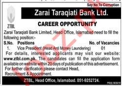ZTBL Islamabad Jobs 2020