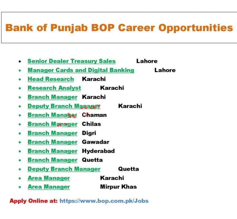 Branch Manager & Head Research Jobs 2021